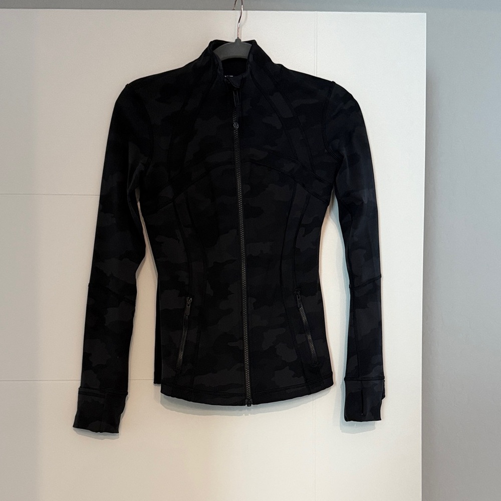Lululemon define Black Camo Zip-Up Women's Jacket